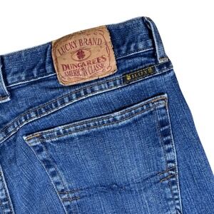 Lucky Brand Dungarees American Classic Flare Jeans Womens Size 12/31 Blue Denim